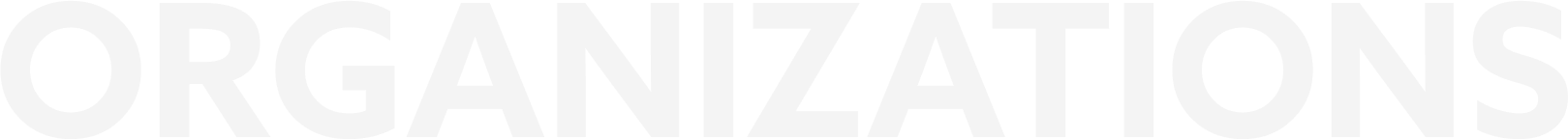 ORGANIZATIONs